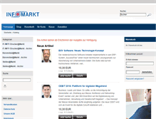 Tablet Screenshot of infomarkt-shop.de